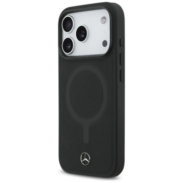 Etui do iPhone 17 Pro Mercedes-Benz Smooth Leather MagSafe Black