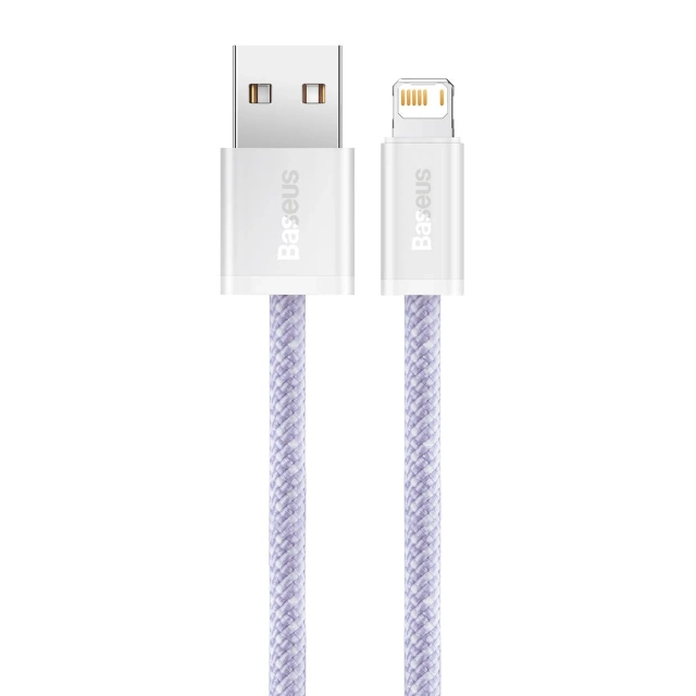 Baseus Dynamic 2 Series kabel USB-A - Lightning 2.4A 480Mb/s 2m fioletowy