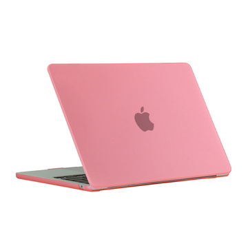 Etui Alogy Hard Case do Apple Macbook Air 13 2022 M2 Matowy Różowy + Torba do 13.3 cala
