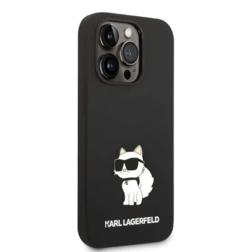 Etui Karl Lagerfeld KLHCP14XSNCHBCK do iPhone 14 Pro Max 6,7" hardcase Silicone Choupette czarny/black
