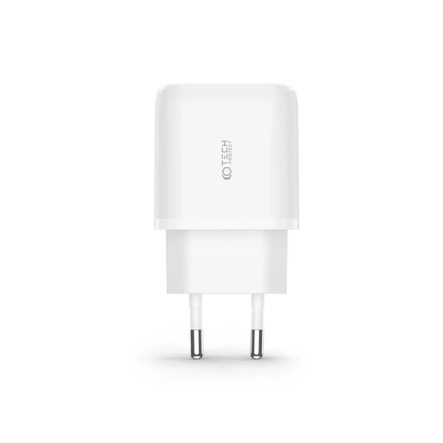 Ładowarka sieciowa 20W USB + typ C USB-C PD QC 3.0 + Kabel 1M do iPhone iPad iPod biały