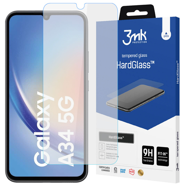 Glas für Samsung Galaxy A34 5G – 3mk HardGlass™