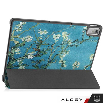 Etui do Lenovo Tab P11 2gen 11.5 TB350FU TB350XU Alogy Book Cover Case obudowa ochronne Kwitnący Migdałowiec