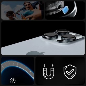 Etui + Szkło Spigen Ultra Hybrid Mag MagSafe do Apple iPhone 16 Pro obudowa Case Graphite