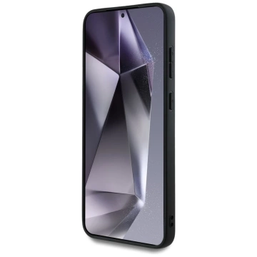 Etui Guess Leather 4G Colored Ring MagSafe do Samsung Galaxy S25+ Czarny