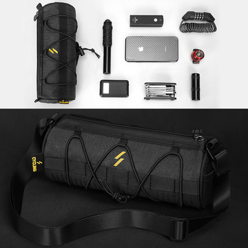 Alogy Fahrradtasche Radstange Fahrradtasche Wasserdichte Fahrradtasche 2,5 L Schwarz