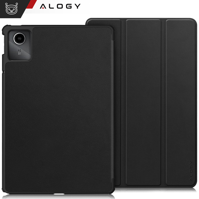 Etui do Lenovo Tab K11 / K11E 11” M11 10.95" TB330FU / TB330XU / TB331FC Book Case Cover z klapką obudowa futerał pokrowiec Alogy Czarne
