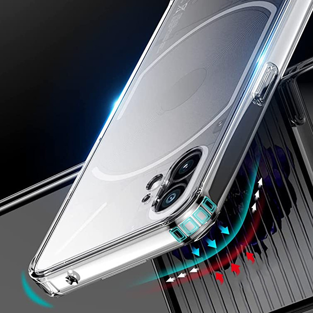 Etui ochronne obudowa pokrowiec Alogy Hybrid Clear Case do Nothing Phone 1 Przezroczyste