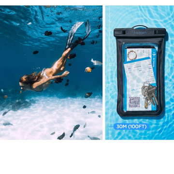Universelle wasserdichte Hülle für 6.9 Spigen A601 IPX8 Schwarz