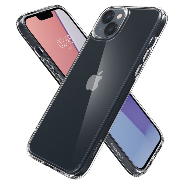 Etui obudowa case Spigen Ultra Hybrid do Apple iPhone 14 Plus Crystal Clear + Szkło