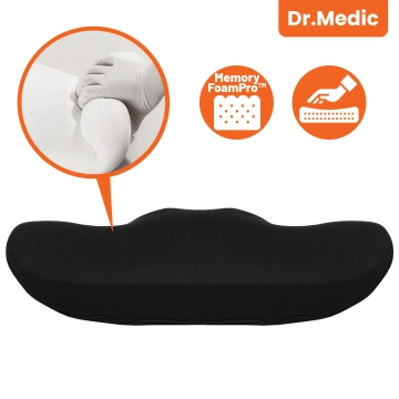 Poduszka do Samochodu pod Plecy Lędźwie DR.MEDIC ErgoDrive™ Ergonomiczna poduszka lędźwiowa na fotel krzesło do biura gaming auta dla kierowcy pasażera