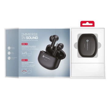Forcell F-Audio TWS Clear Sound Kabellose Kopfhörer Schwarz