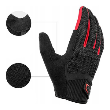 Fahrradhandschuhe L RockBros Fahrradhandschuhe S169-1BR-L Schwarz-Rot