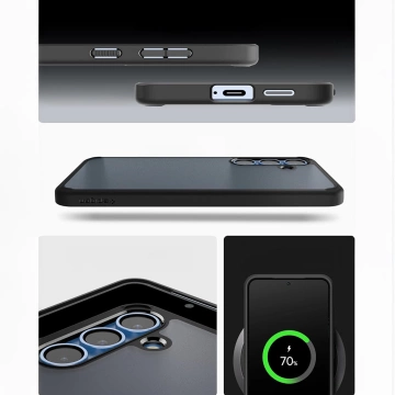 Etui na telefon do Samsung Galaxy S25 Spigen Ultra Hybrid Obudowa Case Frost Black