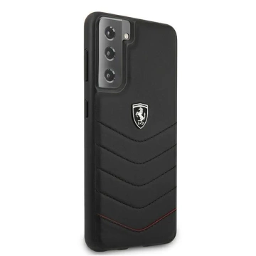 Etui für das Telefon Ferrari Hardcase für das Samsung Galaxy S21 czarny/black hardcase Off Track Quilted