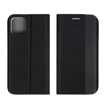 SENSITIVE Book Holster für Samsung Galaxy S25, schwarzer Ständer