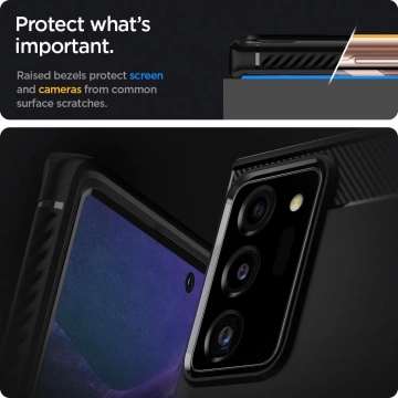 Spigen Rugged Armor Galaxy Note 20 Ultra Mattschwarz