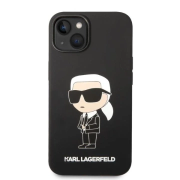 Etui Karl Lagerfeld KLHCP14MSNIKBCK do Apple iPhone 14 Plus 6,7" hardcase Silicone Ikonik