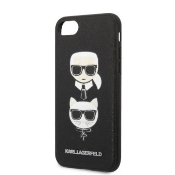 Etui Karl Lagerfeld KLHCI8SAKICKCBK für iPhone 7/8 / SE 2020 / SE 2022 Hardcase Saffiano Karl