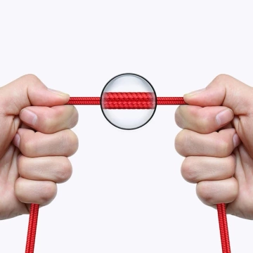 Baseus 3in1-Kabel mit USB-Anschlüssen - USB Typ C / Lightning / Micro-USB 1,2 m, 3,5 A rot (CAJS000009)