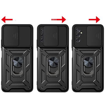 Etui Alogy Camshield Stand Ring z osłonką na aparat do Samsung Galaxy M52