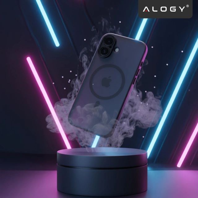 Etui do Apple iPhone 17 – matowa obudowa do MagSafe z ochroną obiektywu, smukłe i odporne na zarysowania, idealne dopasowanie – Alogy Skinny MatteCase™ Czarne