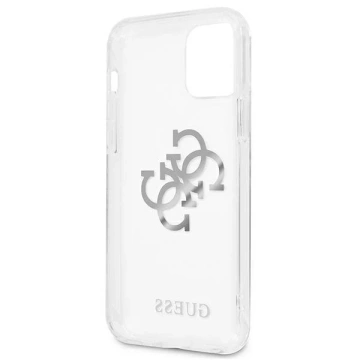 Guess GUHCP12LKS4GSI iPhone 12 Pro Max 6,7" Transparentes Hardcase 4G Silver Charms Collection