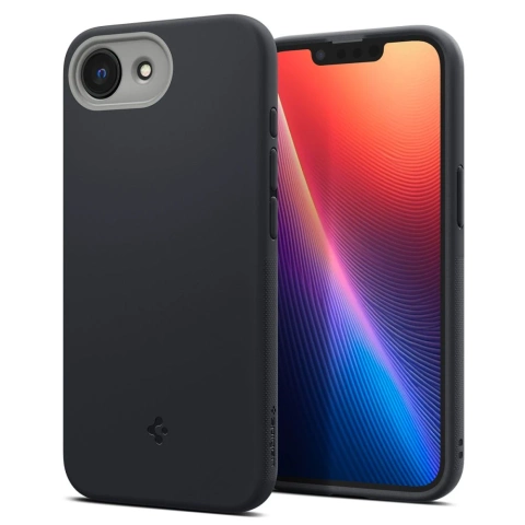 Etui do iPhone 16e Spigen Nano Pop Mag MagSafe Black Sesame