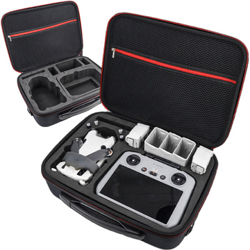 Pokrowiec walizka do drona DJI Mini 4 Pro / DJI Mini 3 Pro / Mini 3 sztywny kuferek etui twarde z paskiem Hard Case Alogy Czarny