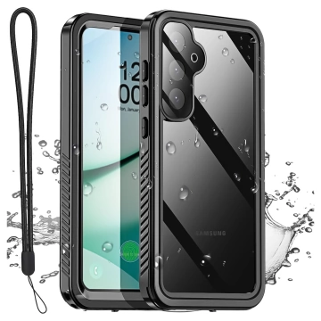 Etui Wodoodporne do Samsung Galaxy S25 Plus Alogy HydroArmor™ IP68 Case z przezroczystym tyłem Pancerna obudowa 360