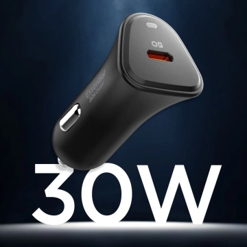 Spigen EV301 Autoladegerät 30W USB-A Quantum Boost Schwarz