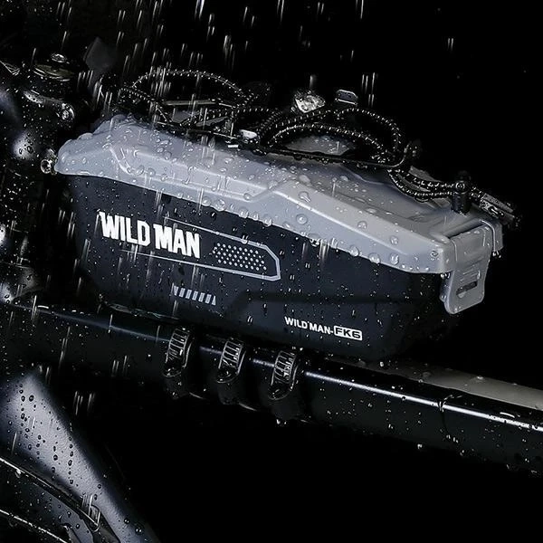 WILDMAN FK6 Fahrradhalterungshülle Grau Wasserdicht EVA
