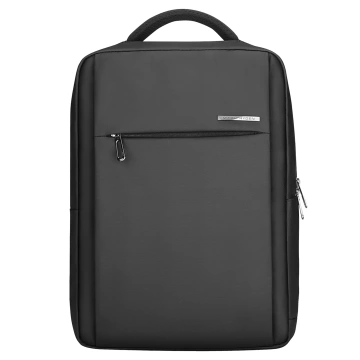 Mark Ryden 15,6" Laptop-Rucksack, Handgepäck, kostenlos, wasserdicht, für Business und Reisen, verstärkt, YKK-Reißverschluss, Oxford-Gewebe, 40 × 30 × 10 cm – Schwarz