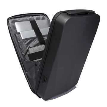 Bange Diebstahlsicherer, wasserdichter Rucksack für 15,6"-Laptops, ideal für Stadtreisen, 46 x 31 x 8 cm, für Arbeit und Flugreisen, für Damen und Herren, mit USB-Anschluss und Zahlenschloss, Schwarz