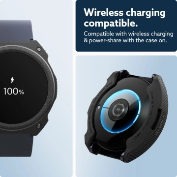 Etui Caseology Vault für Samsung Galaxy Watch 7 (44 mm) Mattschwarz