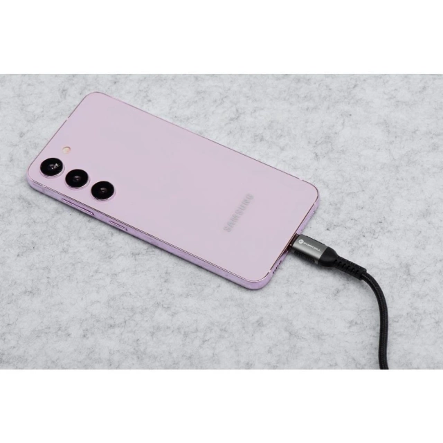 Kabel USB-A do USB-C 3m 66W Nylon Quick Charge 3.0 SUPERVOOC