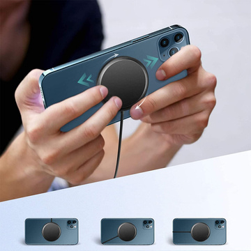 Alogy kabelloses Ladegerät für MagSafe 20W für iPhone 14/13 / PRO / MAX / MINI Schwarz