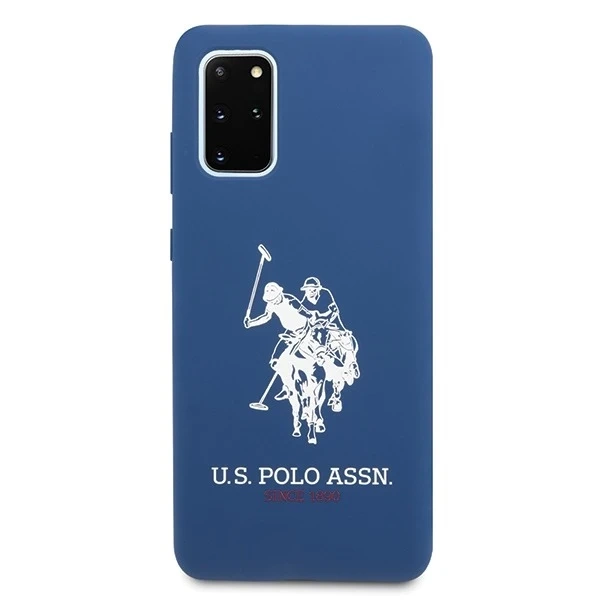 Etui na telefon US Polo Silicone Collection do Samsung Galaxy S20 Plus granatowy/navy