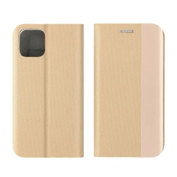 SENSITIVE Book Case für Samsung Galaxy S25 Ultra Gold Stand 360