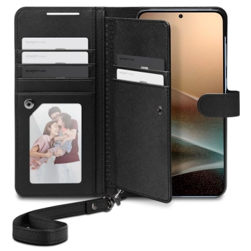 Etui für Samsung Galaxy S25 Plus Black Spigen Wallet "S"
