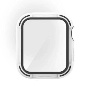 Etui ochronne UNIQ Torres do Apple Watch Series 4/5/6/SE 40mm biały/dove white