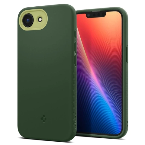 Etui do iPhone 16e Spigen Nano Pop Mag MagSafe Avo Green