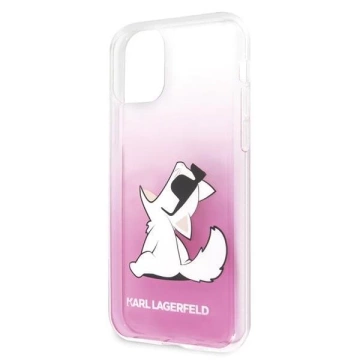 Karl Lagerfeld KLHCN58CFNRCPI iPhone 11 Pro Hardcase pink / pink Choupette Fun