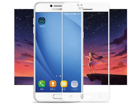 Gehärtetes Glas Vollbild Samsung Galaxy A5 2016 Pink