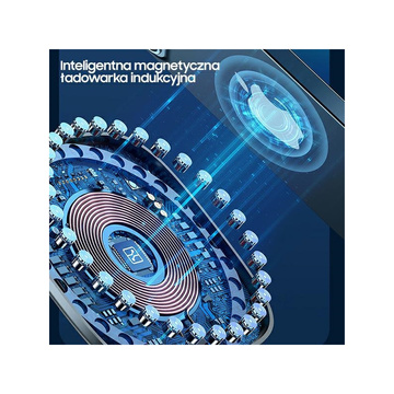 USAMS Ładowarka indukcyjna US-CD159 magnetic W1 15W Extra-thin iPhone 12 series czarny/black CD159DZ01