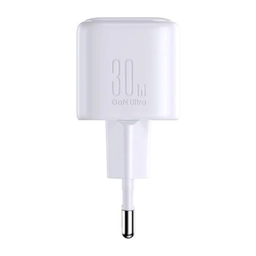 Joyroom JR-TCG15 Mini 30W GaN Ladegerät Fast USB-C Weiß