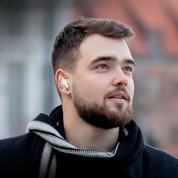 Hoco EQ2 TWS Kopfhörer Weiß Bluetooth 5.3 Hülle 7h Arbeitszeit