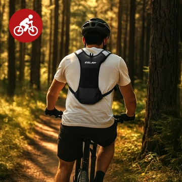 Fahrradrücklicht für das Heck des Fahrrads, LED-Beleuchtung, Rücklicht, rotes Aluminium, wasserdicht, IPX4, 50 lm, Alogy