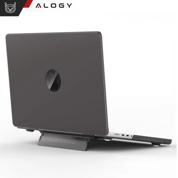 Alogy ProStand™ matte Hülle mit Ständer für MacBook Air 13,3" (A1932/A2179/A2337) Schwarz