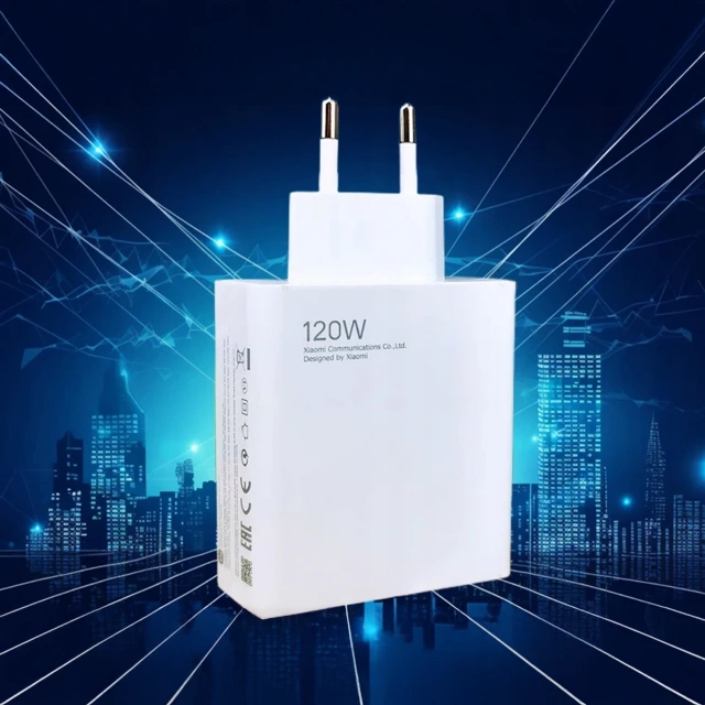 Oryginalna Ładowarka Sieciowa Xiaomi MDY-13-EE 120W Szybkie ładowanie Quick Charge QC 3.0 Biała